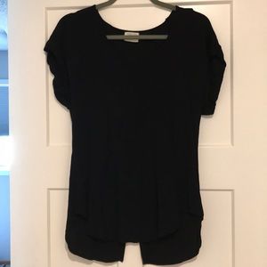 V-neck too with fun slit in back